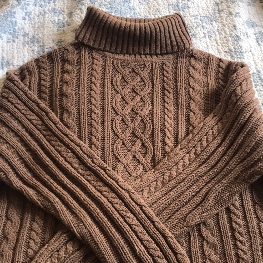 Brown Turtleneck